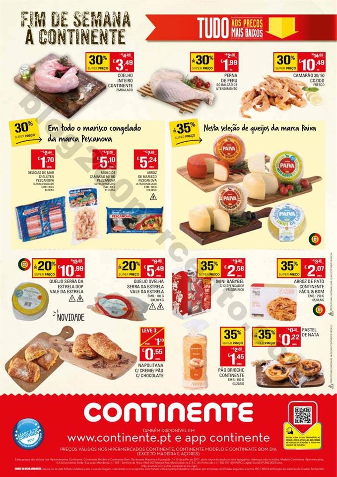 Antevisão Folheto CONTINENTE Fim de semana promo