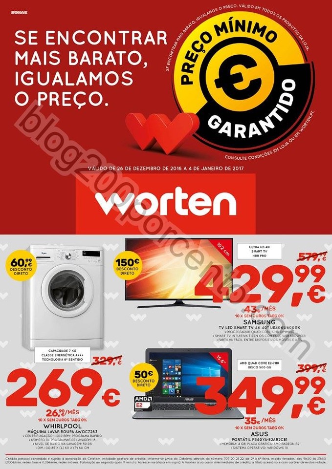 Antevisão Folheto WORTEN Promoções de 26 dezemb