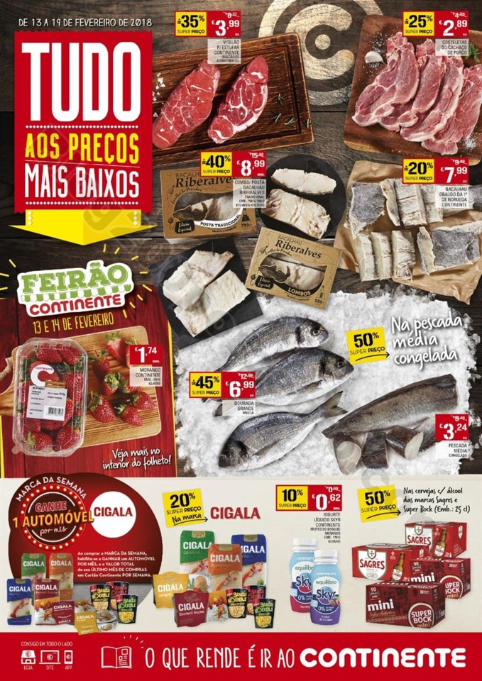 Antevisão Folheto CONTINENTE 13 a 19 fevereiro p1