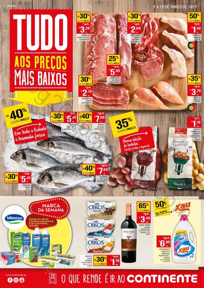 Antevisão Folheto CONTINENTE Promoções de 7 a 1