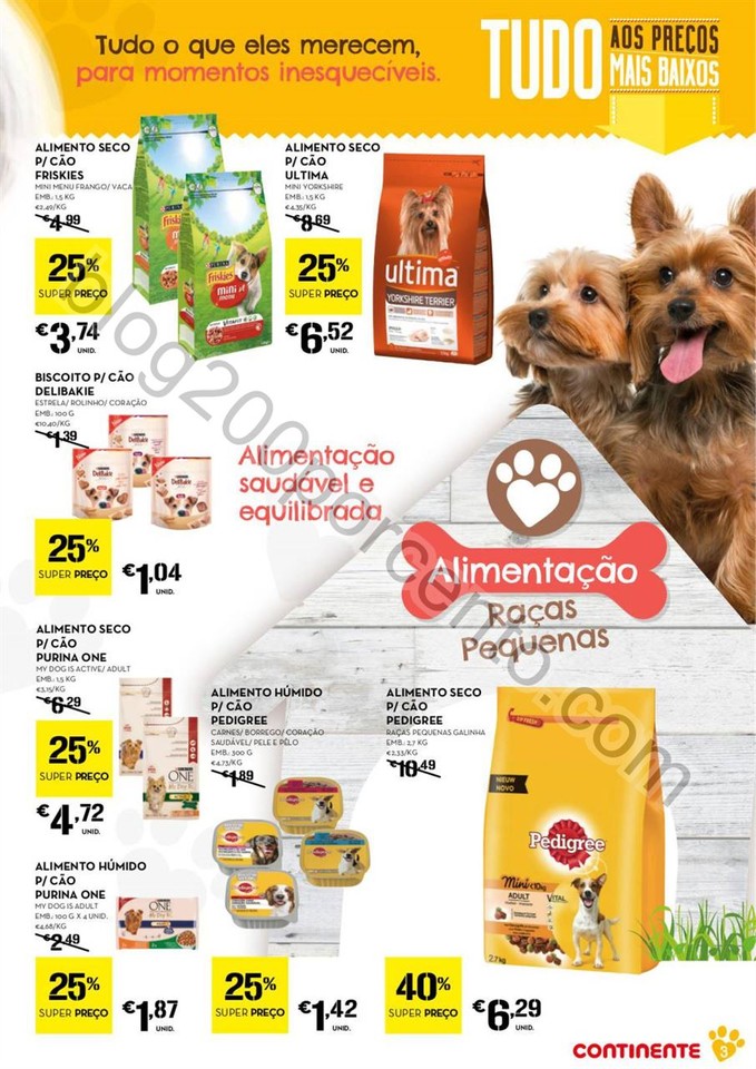 Antevisão Folheto CONTINENTE Feira animal de 20 s