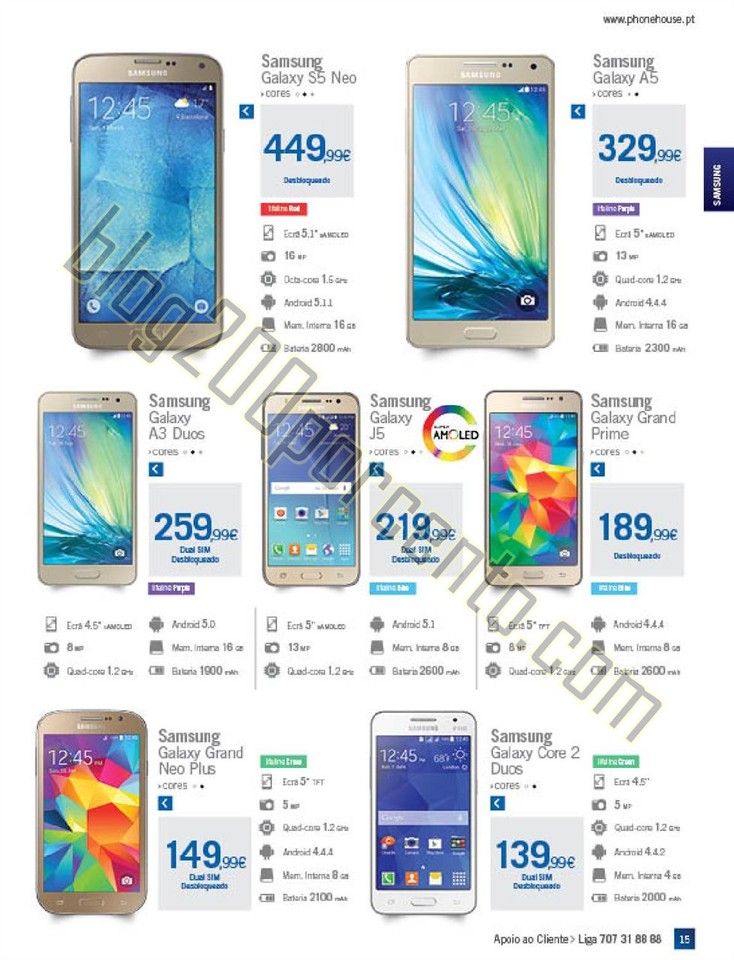 Novo Folheto PHONE HOUSE Natal promoções de 30 n