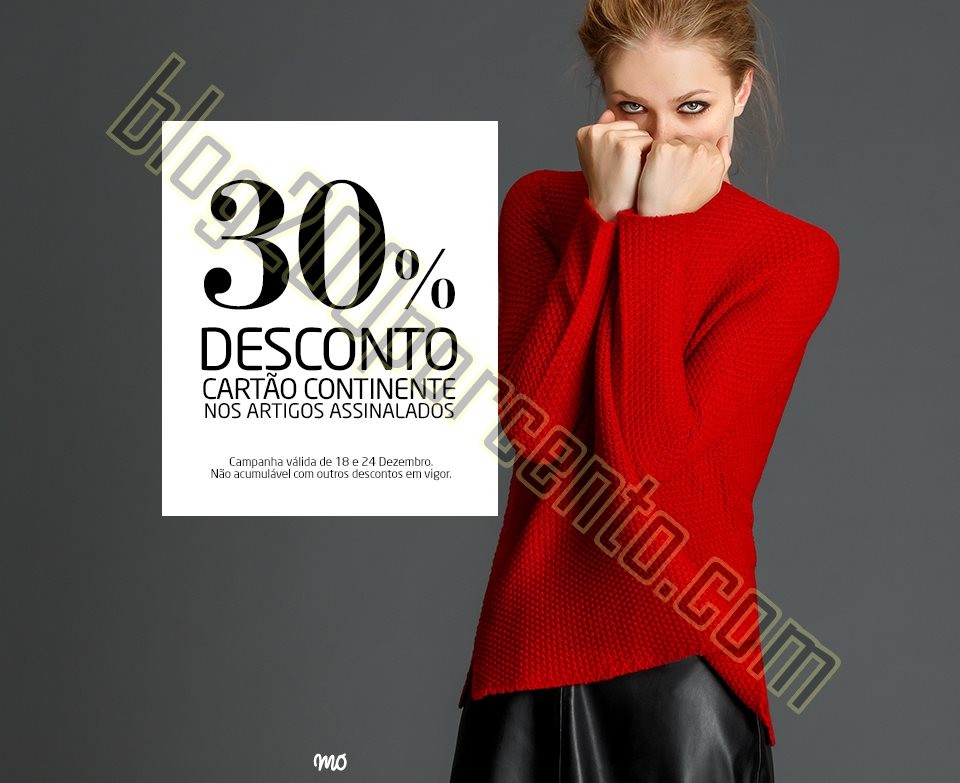 30% de desconto MODALFA Promoções de 18 a 24 dez