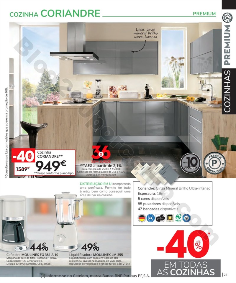 Antevisão Folheto CONFORAMA Cozinhas promoções 