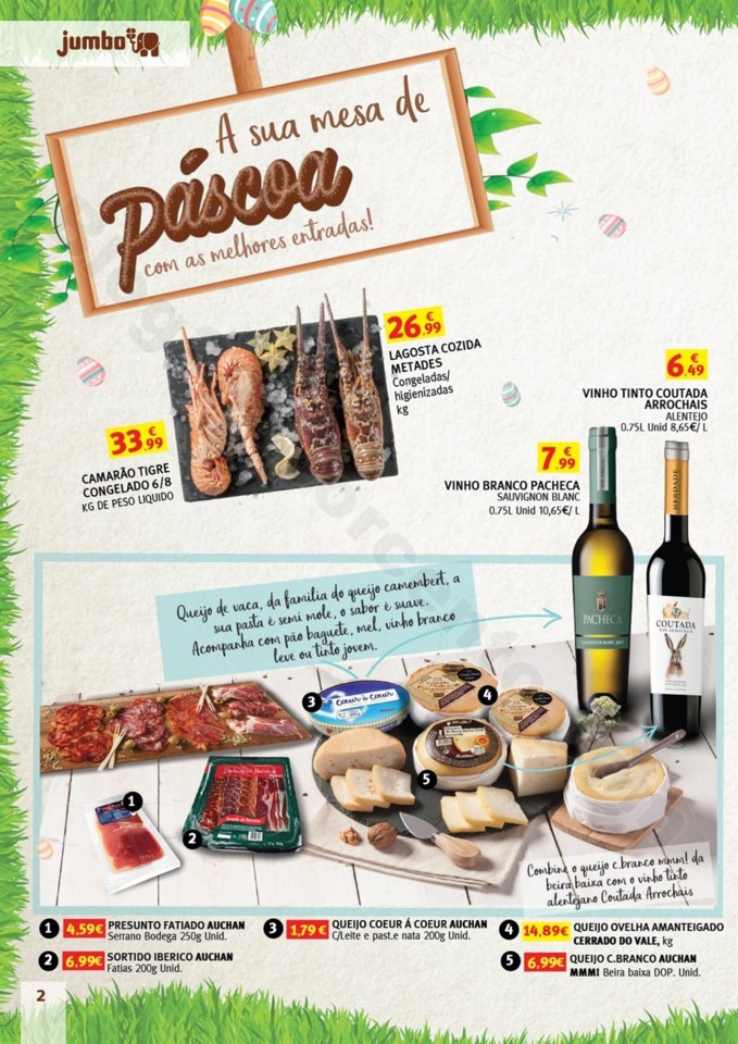 Antevisão Folheto JUMBO Catálogo Páscoa promoç