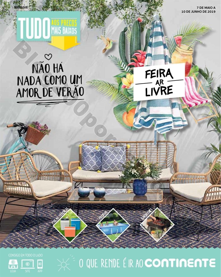 Antevisão Folheto CONTINENTE Feira ar livre promo