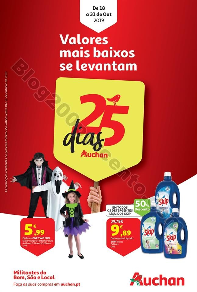 Antevisão Folheto AUCHAN 25 dias - promoções de