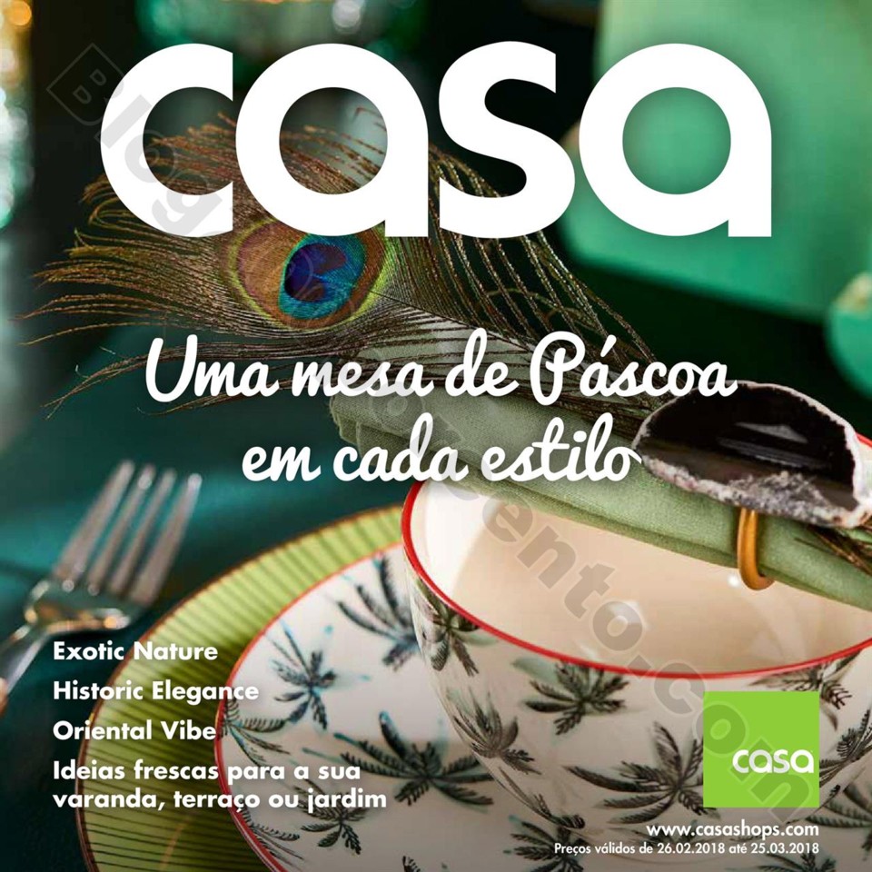 Antevisão Folheto CASA Páscoa promoções de 26 