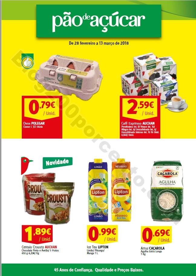 Antevisão Folheto PÃO DE AÇUCAR Promoções de 