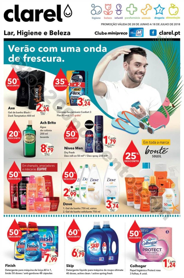 Antevisão Folheto CLAREL Promoções de 28 junho 