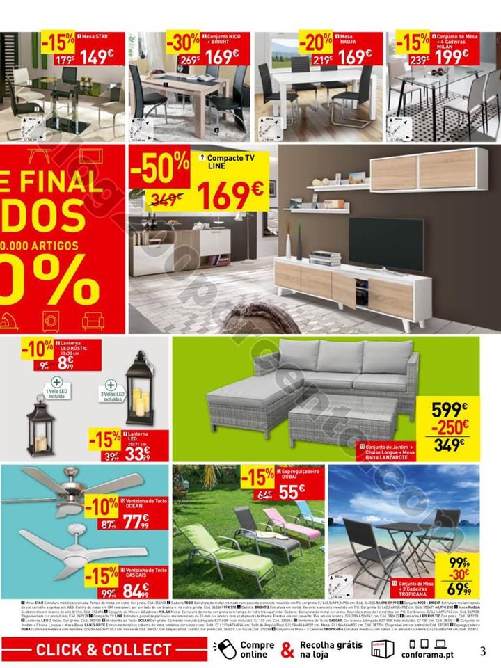 Antevisão Folheto CONFORAMA Remate Saldos promoç