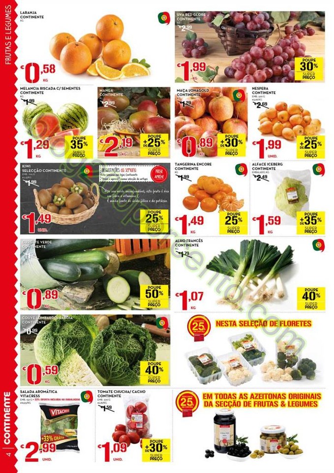 Antevisão Folheto CONTINENTE Promoções de 5 a 1