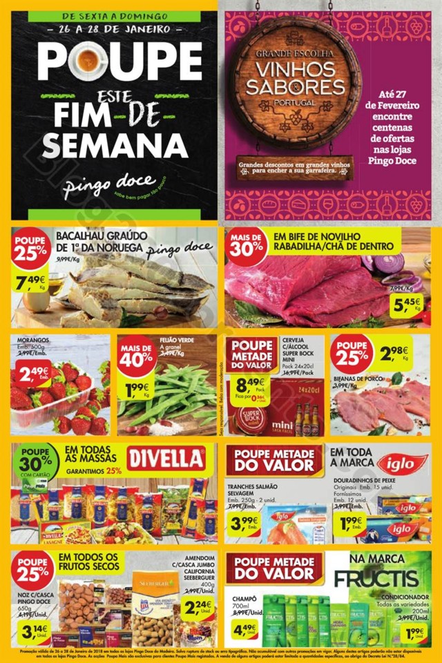 Antevisão Folheto PINGO DOCE Madeira Fim de seman