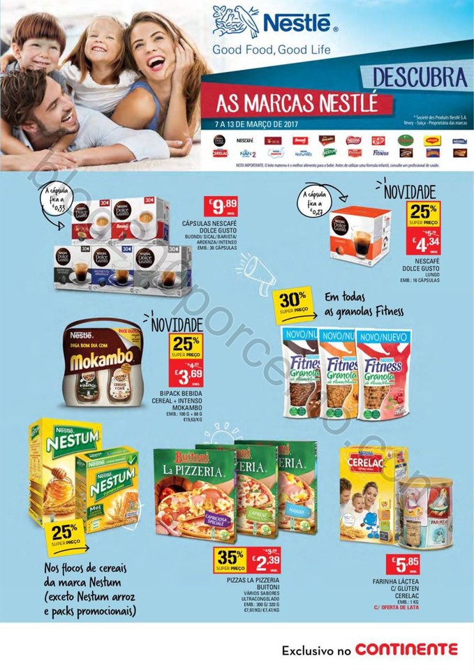Antevisão Folheto Extra CONTINENTE Nestlé promo