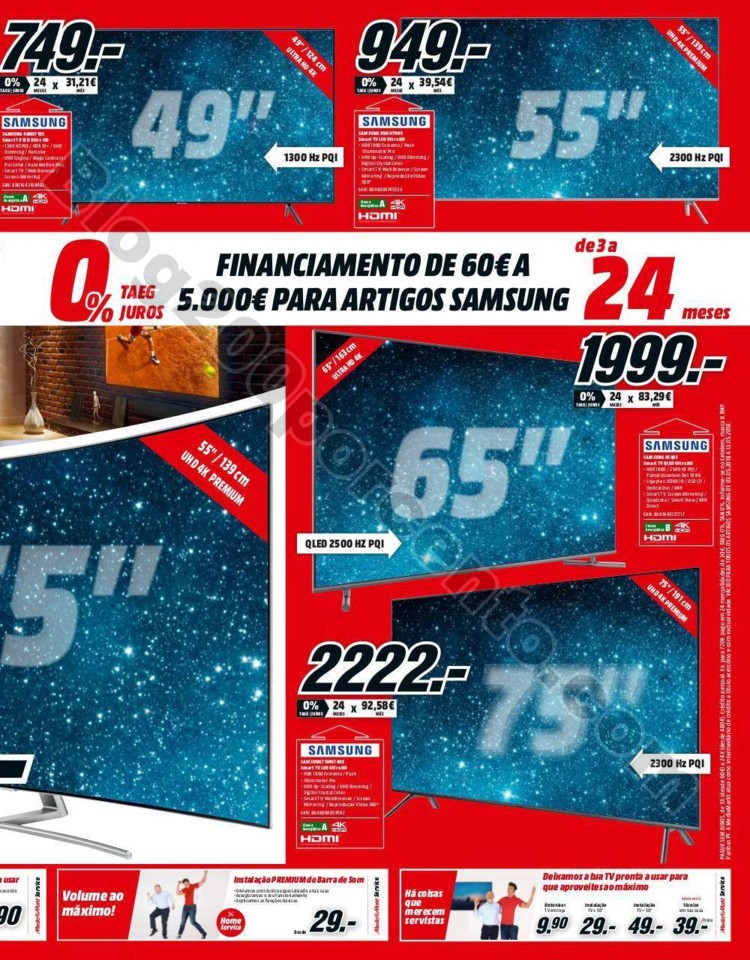 Antevisão Folheto MEDIA MARKT Samsung days Promo