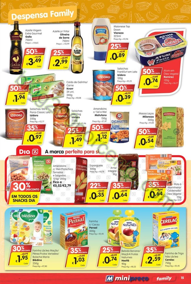 Antevisão Folheto MINIPREÇO Family de 18 a 24 fe