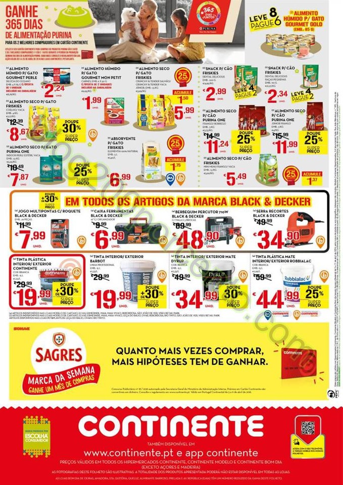 Antevisão Folheto CONTINENTE Promoções de 5 a 1