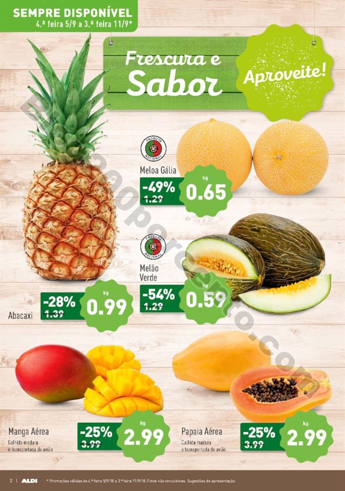Antevisão Folheto ALDI Promoções a partir de 5 