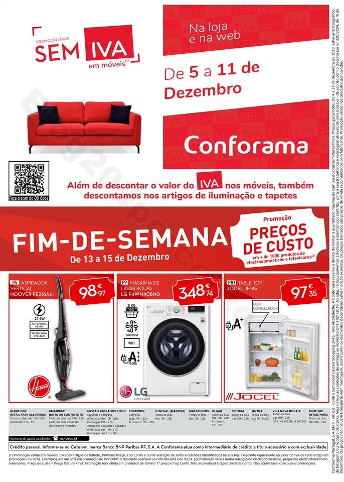 Antevisão Folheto CONFORAMA Natal Promoções de 