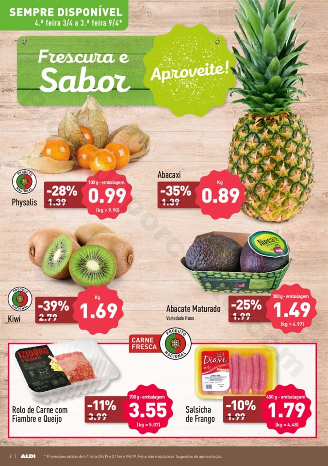 Antevisão Folheto ALDI Promoções a partir de 3 