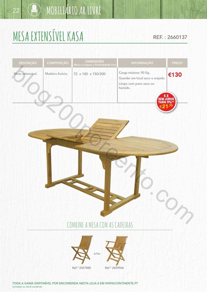 Novo Folheto CONTINENTE Ar Livre até 15 agosto p2