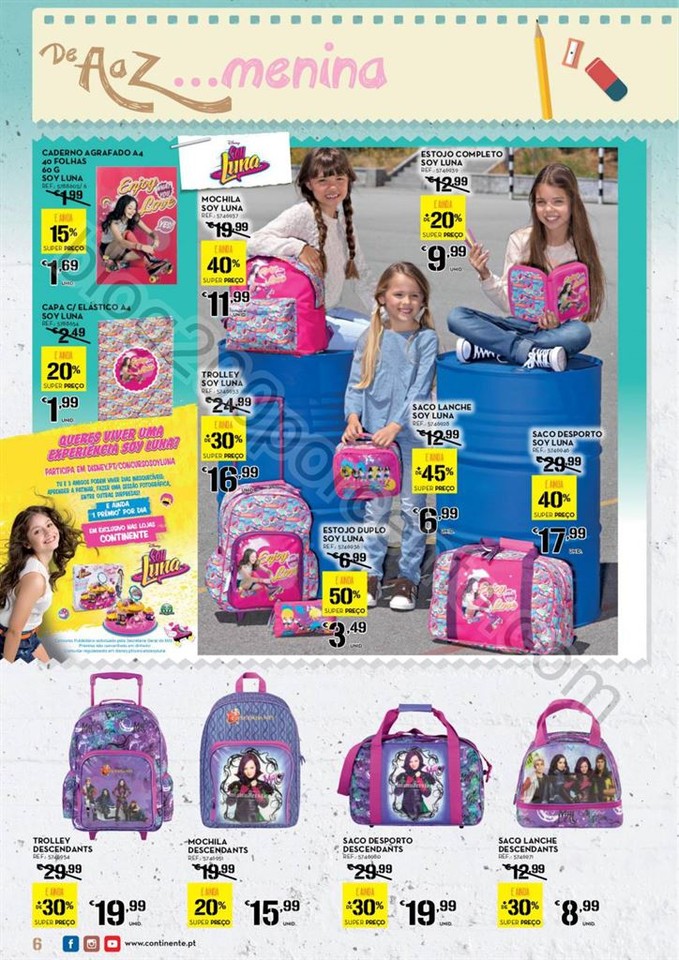 Antevisão Folheto MODELO Regresso às aulas de 18