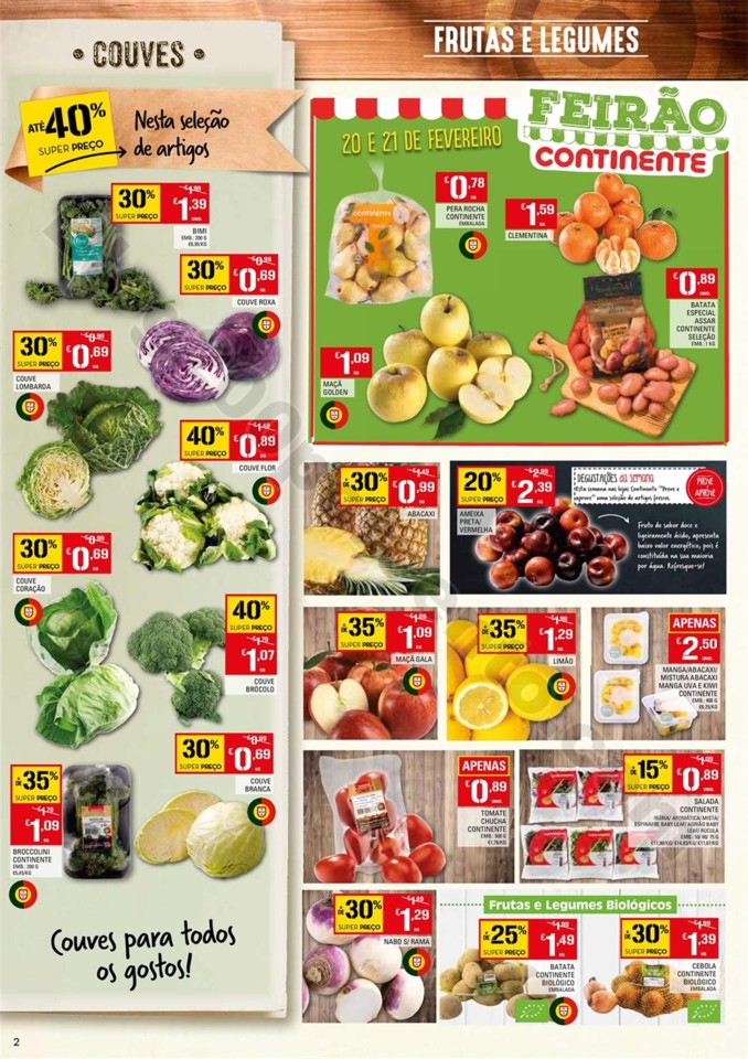 Antevisão Folheto CONTINENTE Promoções de 20 a 
