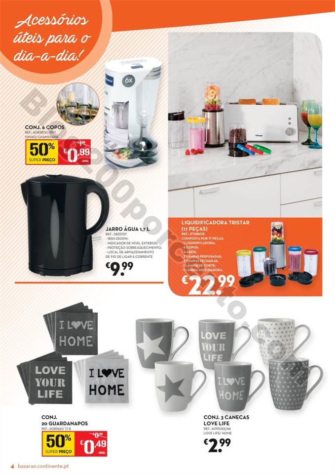 Antevisão Folheto CONTINENTE Bazarão promoções