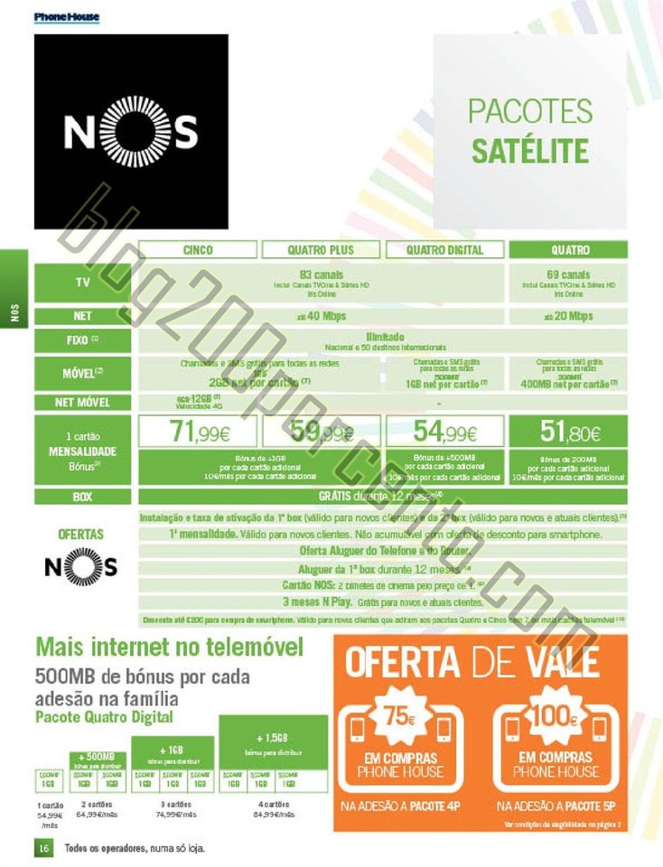 Novo Folheto PHONE HOUSE Natal promoções de 30 n