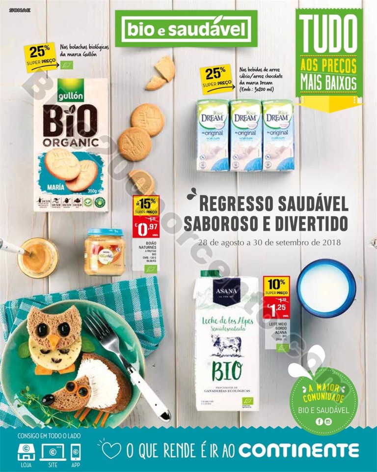 Antevisão folheto CONTINENTE Bio e Saudável de 2