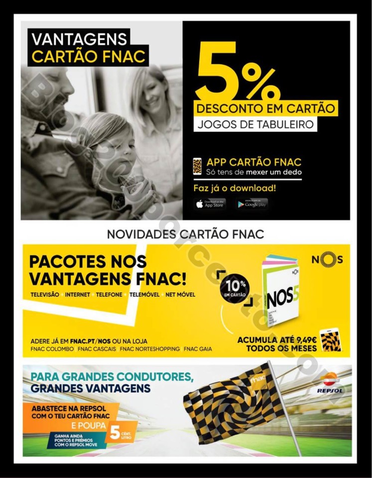 Antevisão Folheto FNAC Especial jogos tabuleiro p