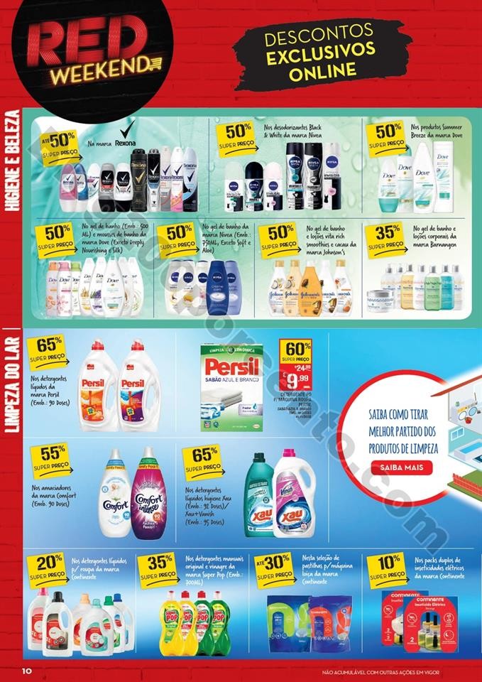 Antevisão Folheto CONTINENTE Red Weekend Promoç