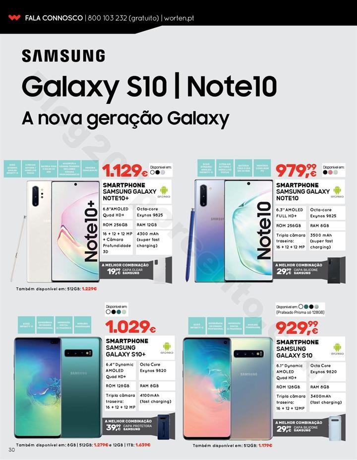 Antevisão Folheto WORTEN Mobile Promoções de 3 