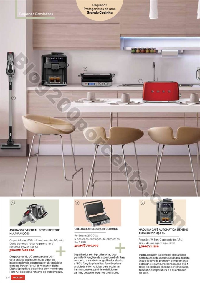 Antevisão Folheto WORTEN cozinhas promoções de 