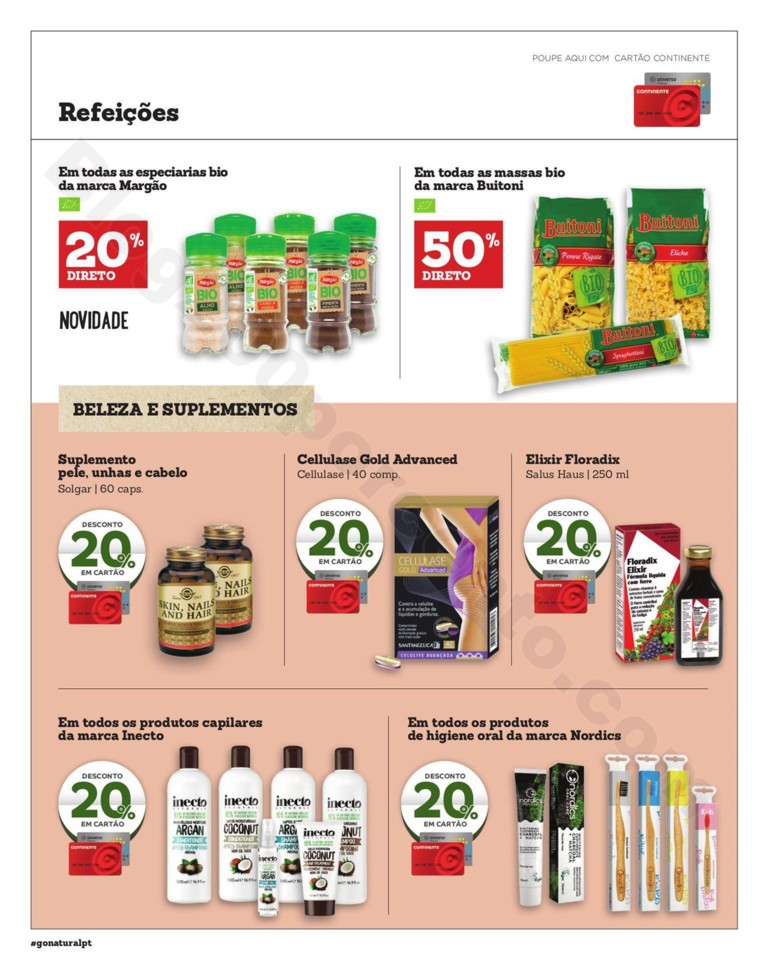 Antevisão Folheto GO NATURAL Promoções de 12 a 