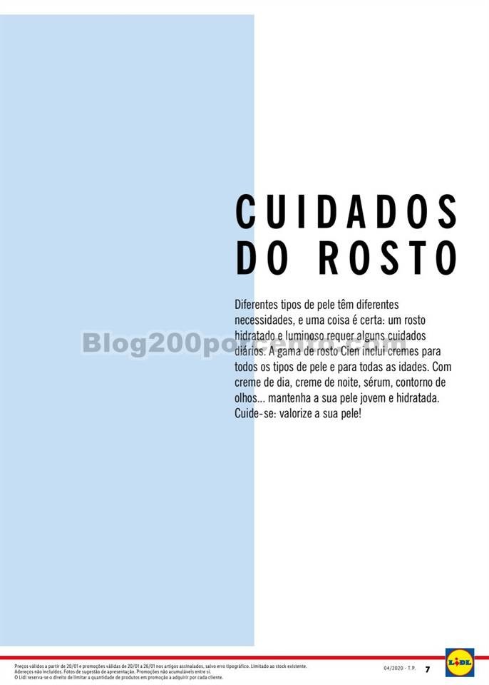 Antevisão Folheto LIDL Beleza Promoções de 20 a
