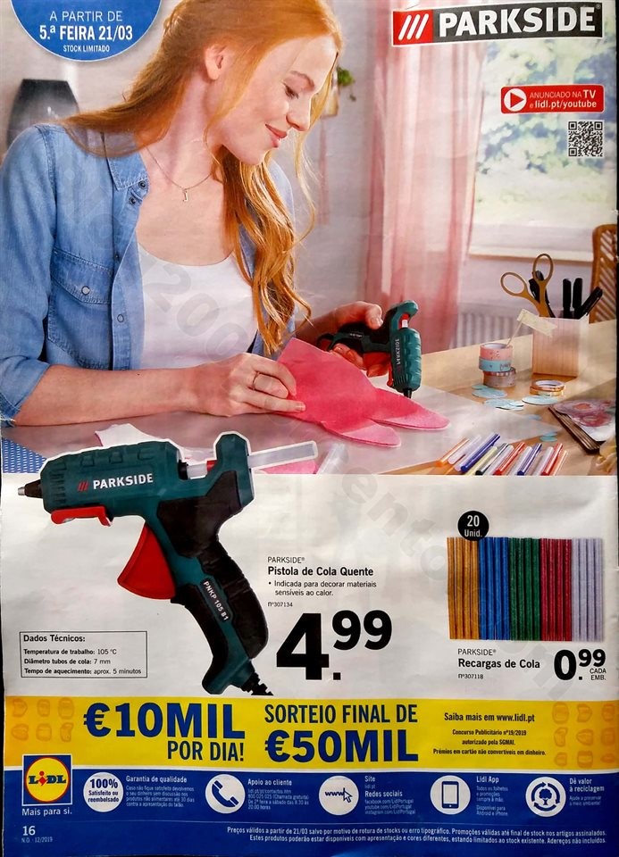 antevisao folheto lidl bazar 18 março e 21 março