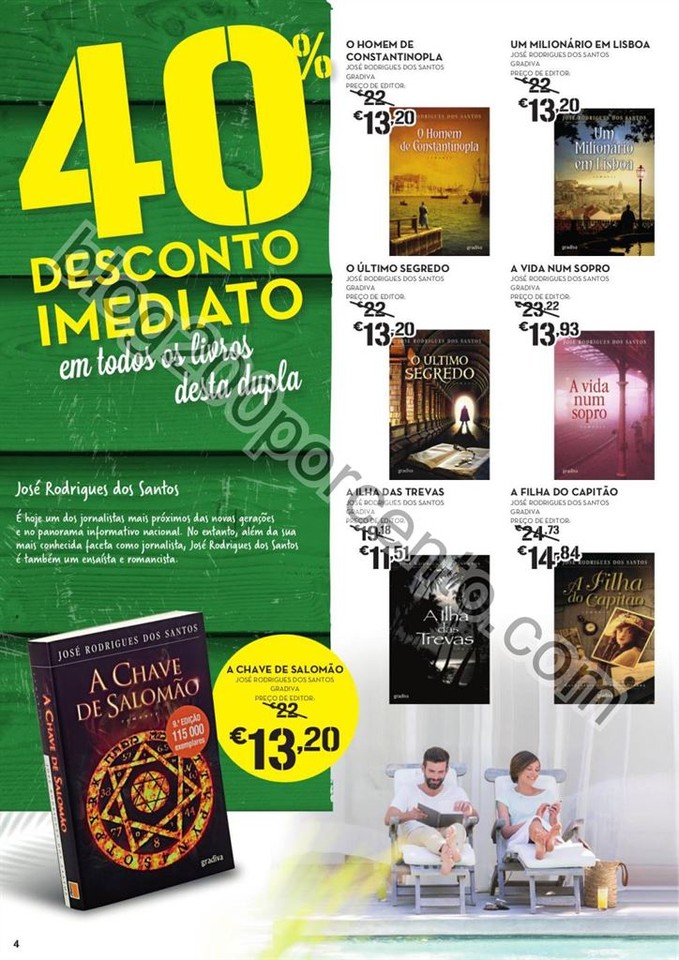 ANtevisão Folheto CONTINENTE Feira do livro promo