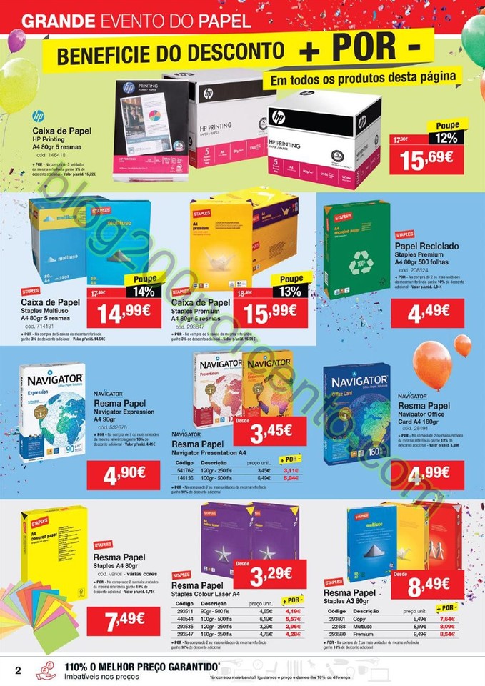 Antevisão Folheto STAPLES promoções de 17 a 29 