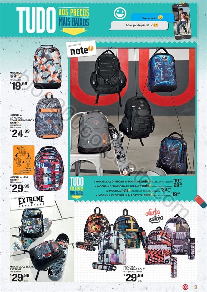 Antevisão Folheto CONTINENTE Regresso às aulas d