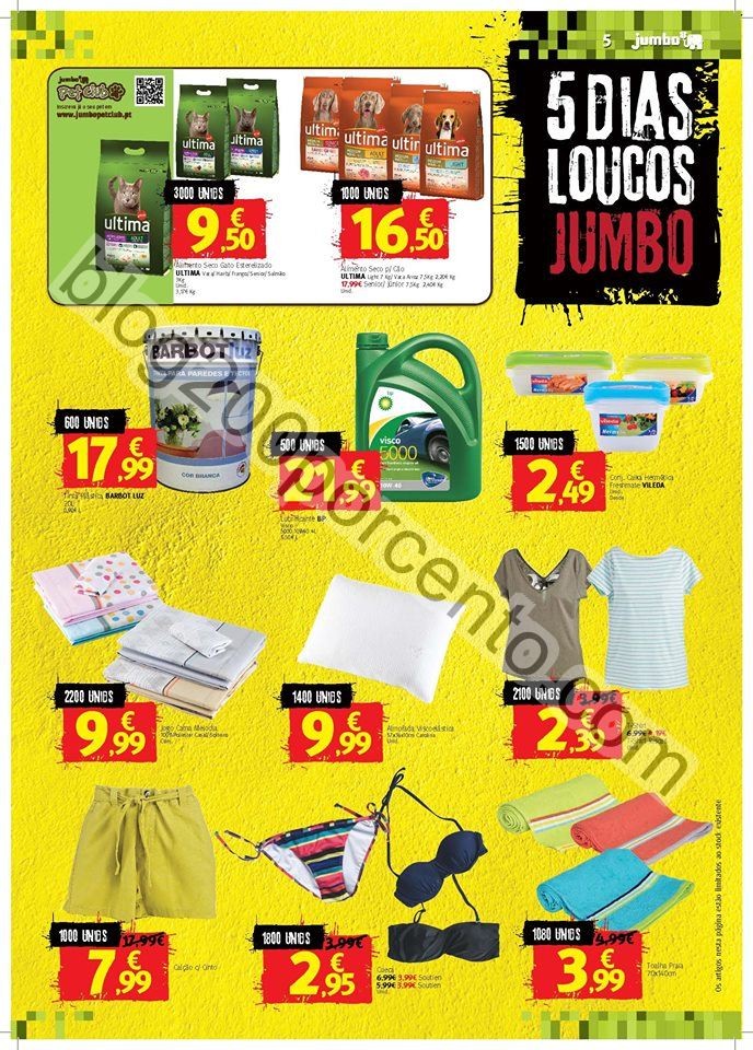 Antevisão Folheto JUMBO 5 dias loucos promoções