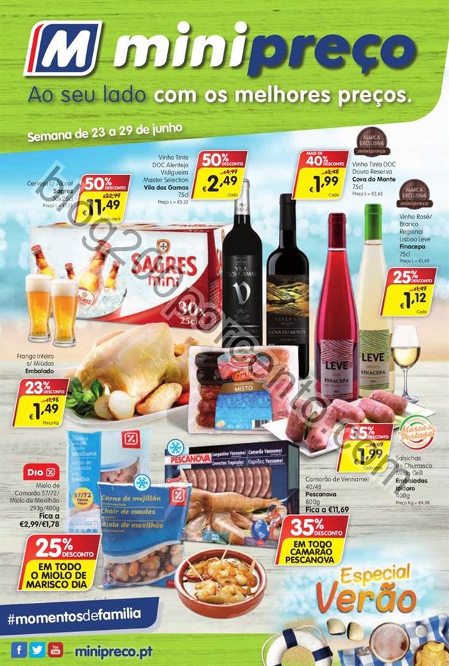 Antevisão Folheto MINIPREÇO Promoções de 23 a 
