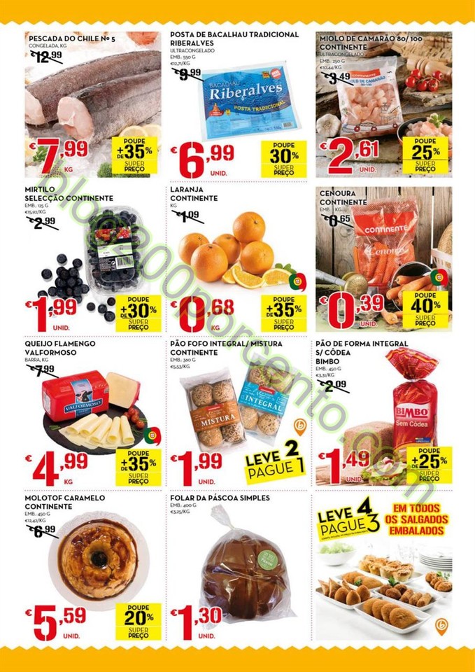 Antevisão Folheto CONTINENTE Fim de semana de 19 