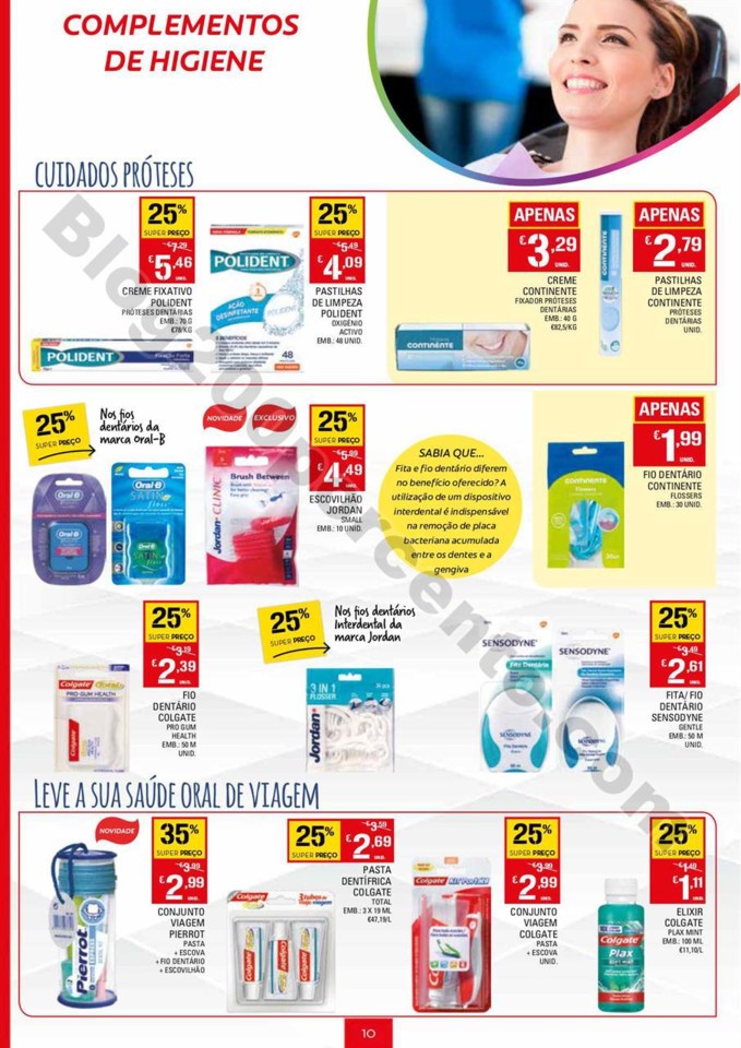 Antevisão Folheto Continente higiene oral 1 a 15 