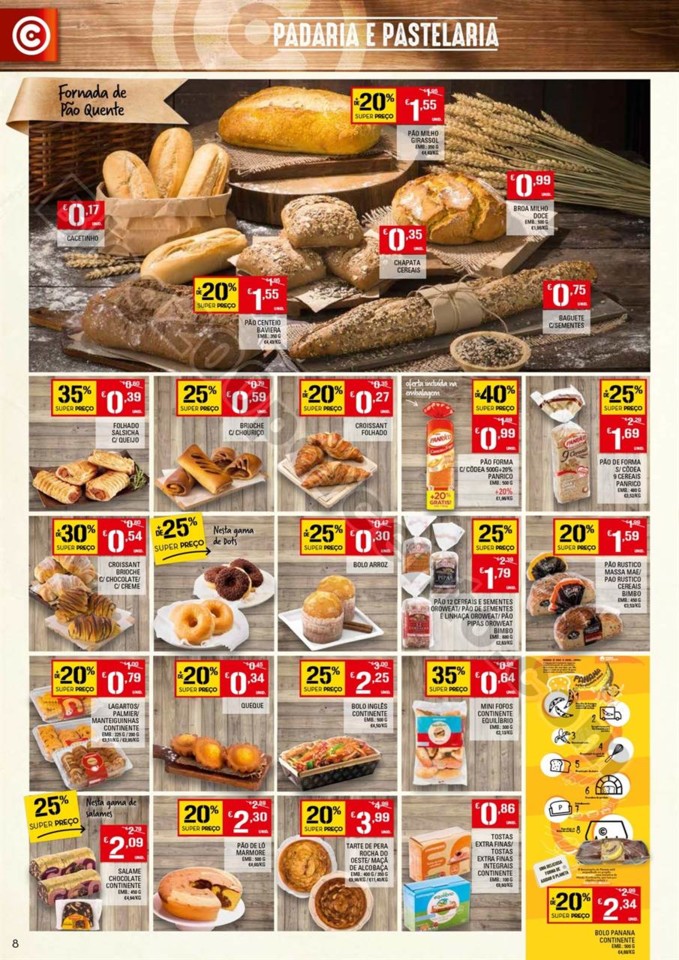 Antevisão Folheto CONTINENTE promoções de 2 a 8