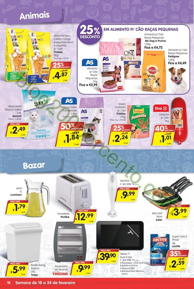 Antevisão Folheto MINIPREÇO Family de 18 a 24 fe