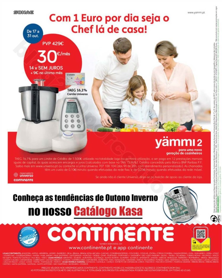 Antevisão Folheto CONTINENTE Casa Outono promoç