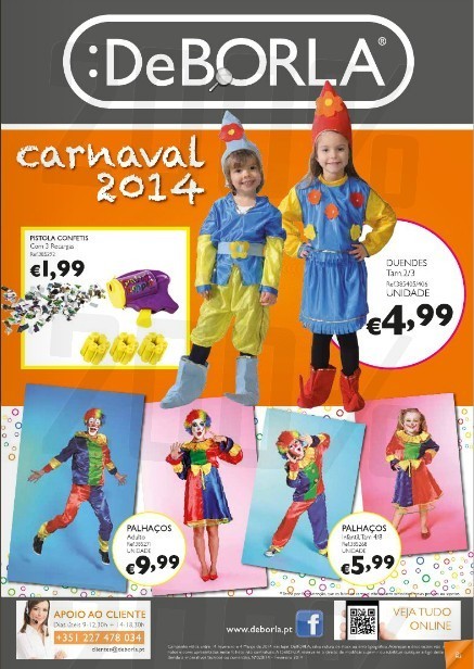 Antevisão Folhetos | DEBORLA | Bricolar e Carnaval de 14 fevereiro a 4 março