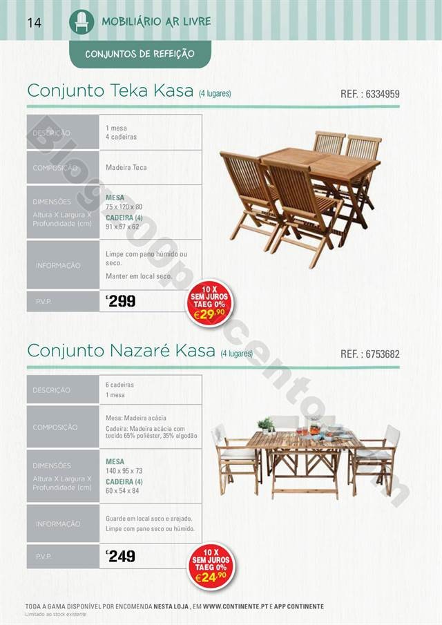 Antevisão Catálogo CONTINENTE Especial Ar Livre 