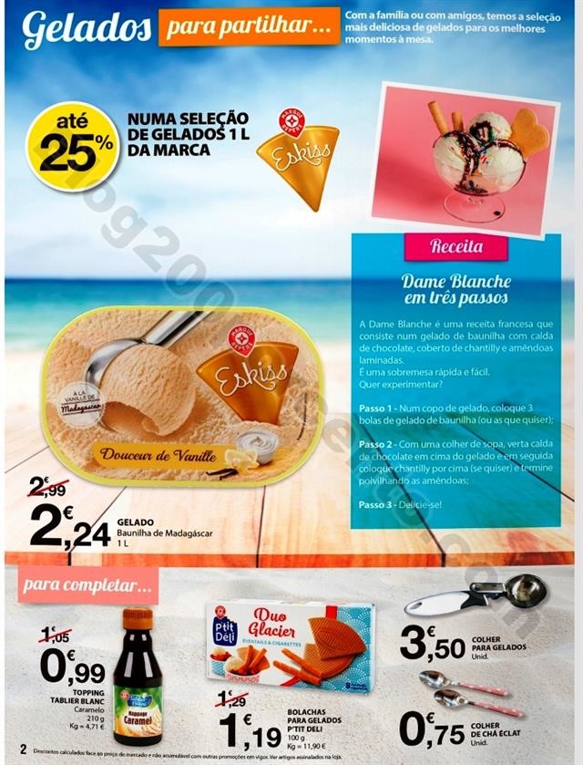 Especial gelados E-LECLERC Promoções de 11 a 23 
